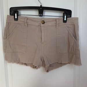 love, Fire Tan Jean Shorts